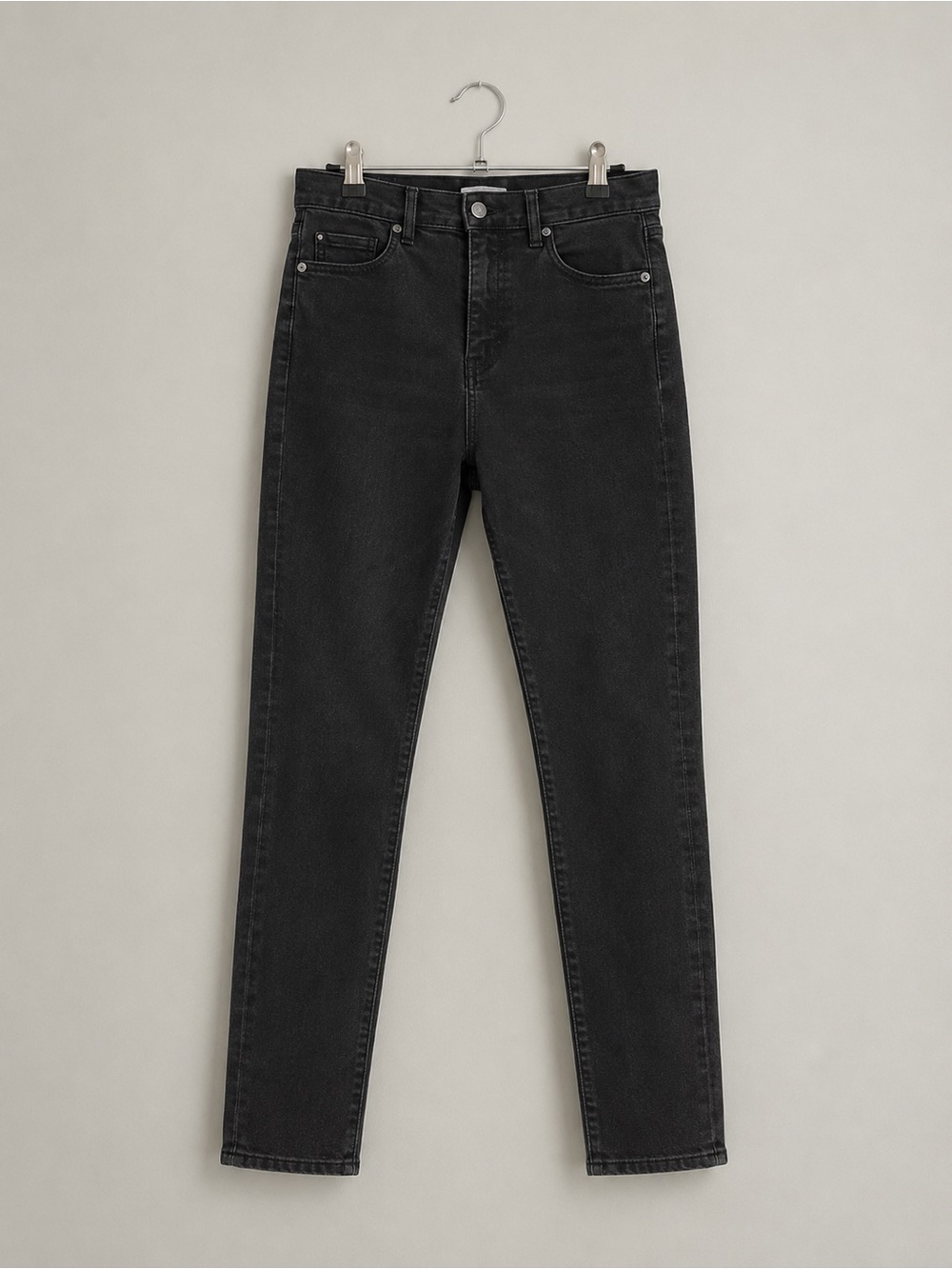 LOFT Jeans Denim Black Slim Fit 25 High Rise Skinny